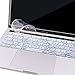 MOSISO Keyboard Cover Compatible with MacBook Pro with Touch Bar 13 and 15 inch 2019 2018 2017 2016 (Model: A2159, A1989, A1990, A1706, A1707),Pattern Silicone Skin Protector,Gray Marble on White Base
