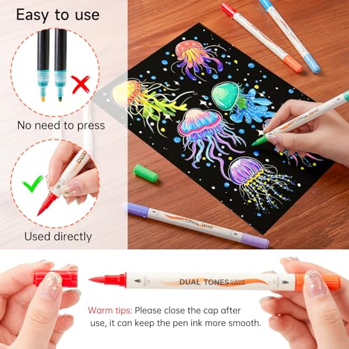 XZ3QEAFR Code: 24 Dual Tone Acrylic Paint Markers at $13.99 - Image 5