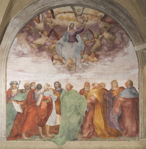 Tableau l'Assomption de la Vierge Marie par Rosso Fiorentino 60x90cm
