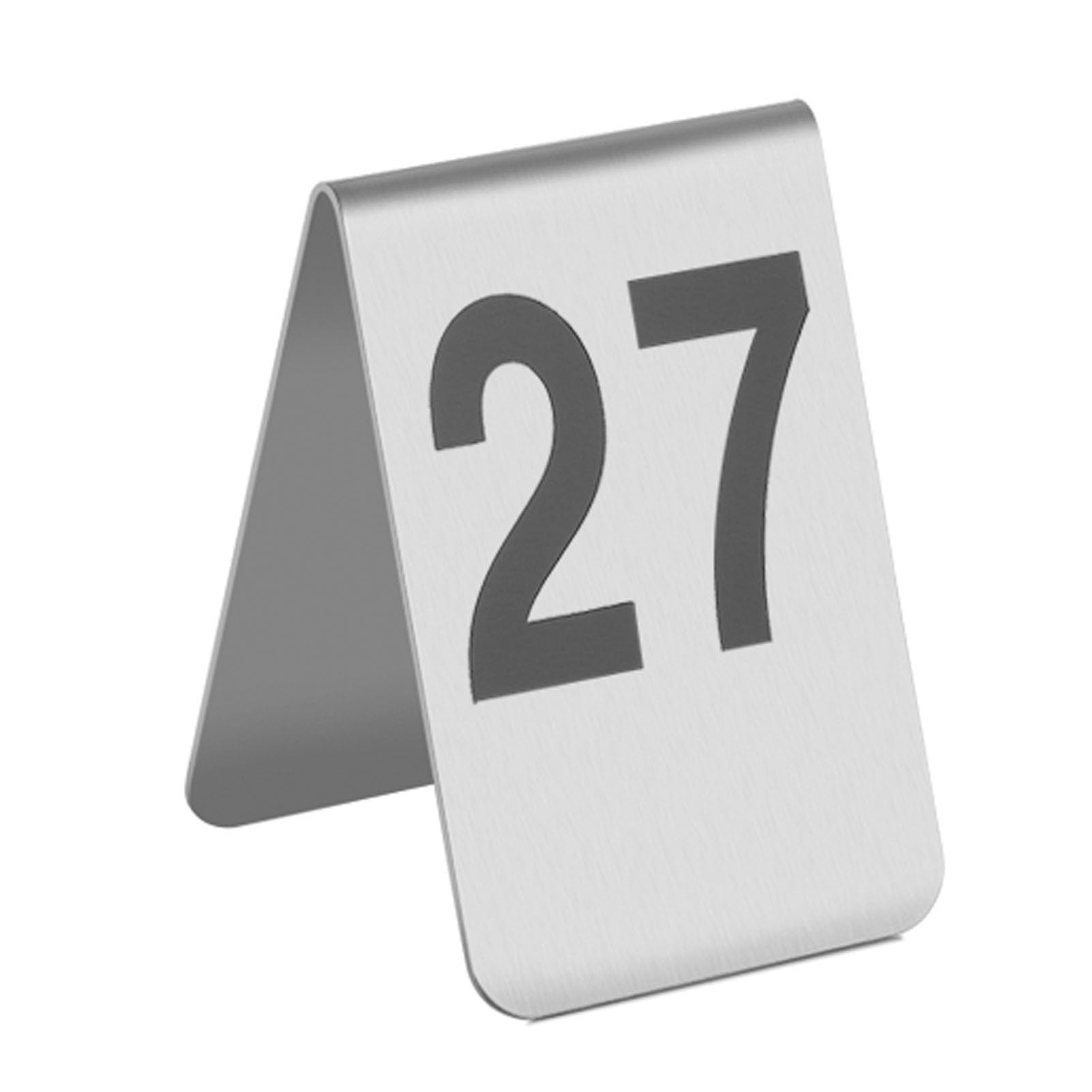 Números de mesa del 1 al 100, tarjetas de tienda de campaña de doble cara, tiendas de campaña de acero inoxidable para asientos de restaurante y boda, 2.3 x 2.9 pulgadas, ideal para eventos y