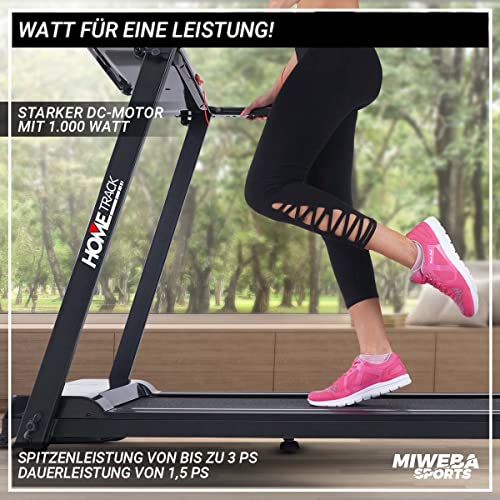 Miweba Sports elektrisches Laufband HT500 | 3 PS - 14 Km/h - Traglast 120.0 Kg - Klappbar - Große Lauffläche - LCD… – Bild 5