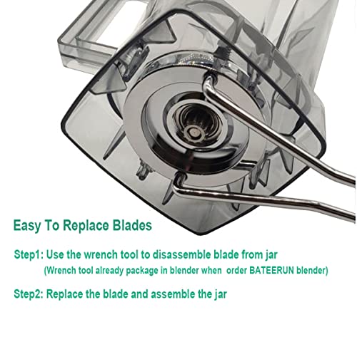 Blender Blade Replacement 8 Blades Compatible With Bateerun Blender And Other Brand Blender #TOP5