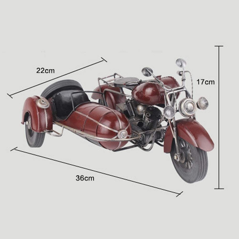 Amazon.com: Three-Wheeled Motorcycle Sidecar Model Iron Car Model