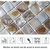 MOP Square Mother Pearl Mosaic Tile Backsplash Mesh for Bathroom Kitchen Sample 1 sq. ft.