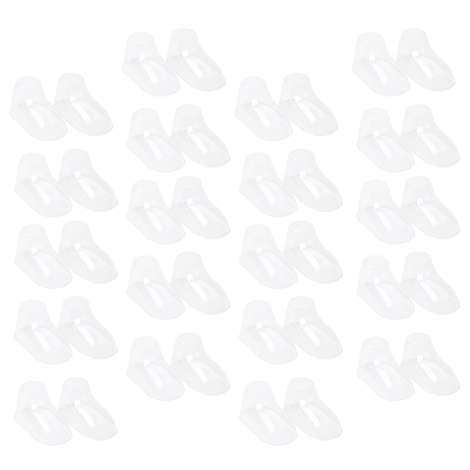 TOYANDONA Expositor Decorativo de Calcetines de Moldes 100 Piezas Ñiño producto de Pvc Transparentes , Soporte que Evita Deformaciones y Extiende la Vida de Zapatos Infantiles
