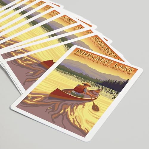 Baraja Poker Pinecrest Lake California, 52 cartas miniatura 5