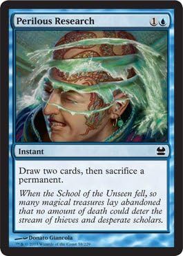 Magic The Gathering - Perilous Research (58) - Modern Masters