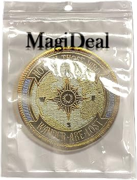 MagiDeal Not All Those Who Wander are Lost Iron on Patch