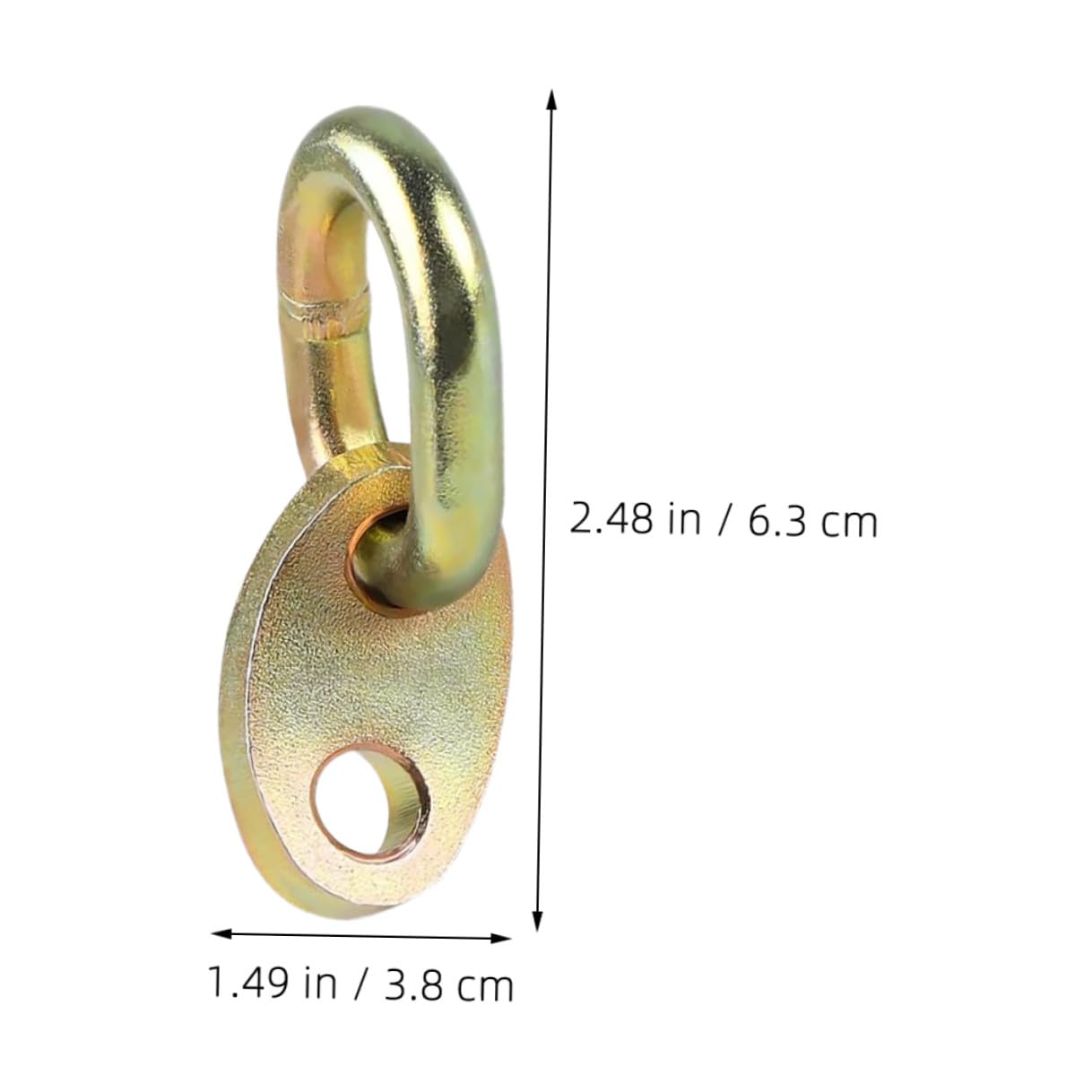Set di anelli di sollevamento del motore e design versatile con struttura in lega di alluminio, 4 pezzi per una garanzia di sicurezza, adatto per sollevamento motore e applicazioni di supporto