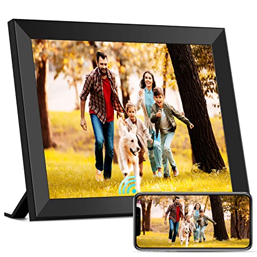 Review BIGASUO Digital Picture Frame - 10 inch WiFi Digital Frame IPS Touch Screen 1080P Photo Frame, 16GB Large Memory Share Moments Instantly via Mobile APP, Auto-Rotate, Support USB and SD Card