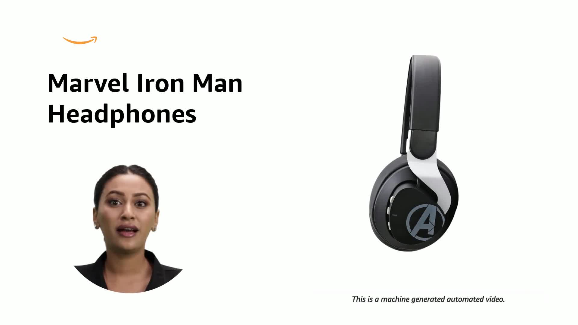 Reconnect Marvel Iron Man Wireless Over Ear Metallic Headphone