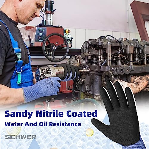 Schwer Air-Skin Cut Resistant Gloves With Extreme Lightweight & Thin, Ansi A4 Wire Metal Gloves For Refined Work, Touch-Screen, Fiberglass-Free, 3D-Comfort Fit, Breathable, 1 Pair #TOP5