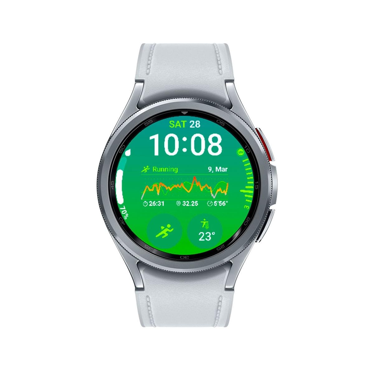 SAMSUNG Watch 6 Classic Bluetooth 43 mm Silver - Dettaglio