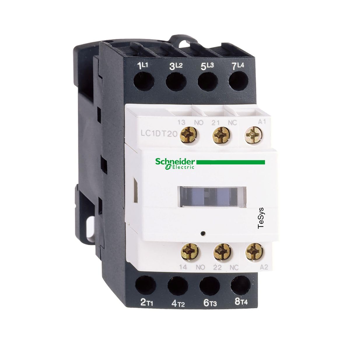Contactor LC1DT25P7 Schneider 4P (4NO) 1NC + 1NO Aux 230VAC 25A 5.5kW
