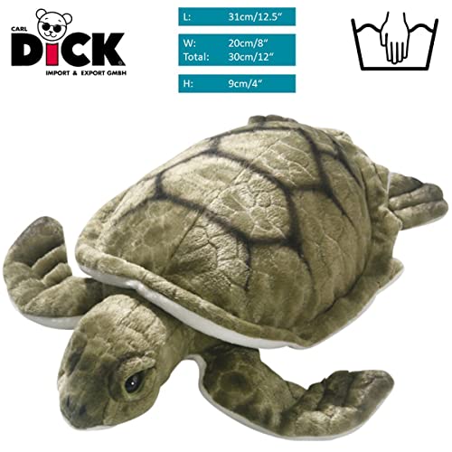 Carl Dick Schildkröte, Meeresschildkröte, Wasserschildkröte, Plüschtier, Kuscheltier ca. 31cm 3323