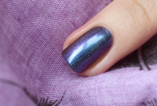 Image of ILNP Peace (H) - Blue, Purple, Fuchsia, Pink, Gold Ultra Chrome Color Shifting Holographic Nail Polish