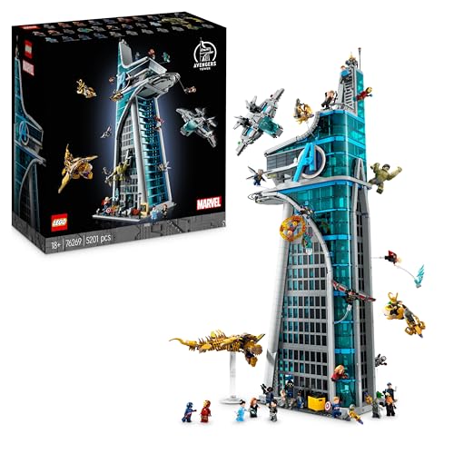 Image of LEGO Marvel Avengers Tower 76269 Building Blocks for 18+ Gift