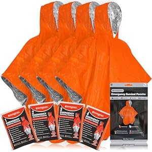 aZengear Poncho de Supervivencia (4...
