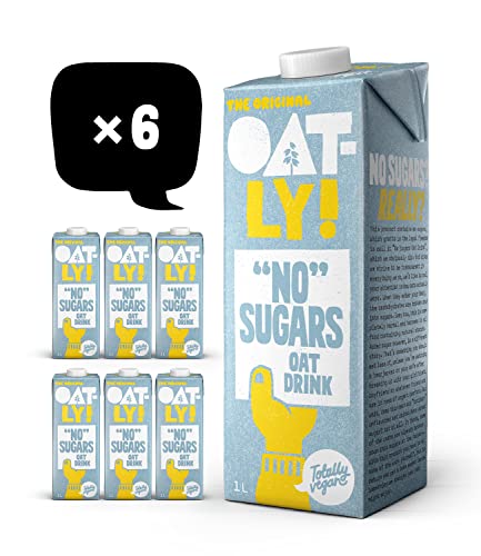 Oatly No Sugars Oat Drink 1 Litre (Pack of 6)