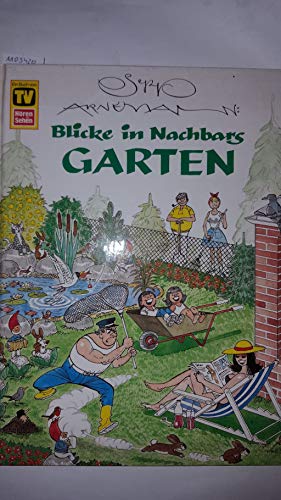 Blicke in Nachbars Garten. Cartoons