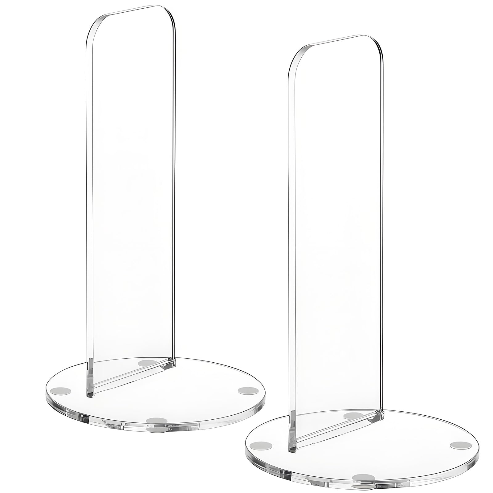 Limtula Glove Display Stand Acrylic Vertical Glove Holder for Baseball Tennis Softball Sports Equipment Rack Athletic Equipment Planner