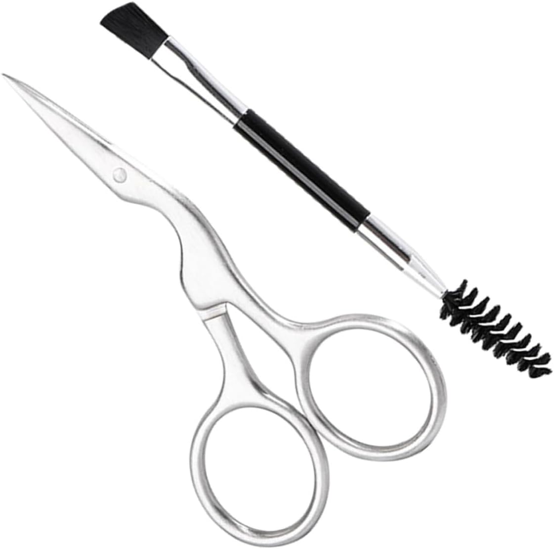 4pcs Eyebrow Grooming Kit Precision Scissors and Brush for Easy Trimming and Styling of Eyebrows and Nose Hair Tool for Women