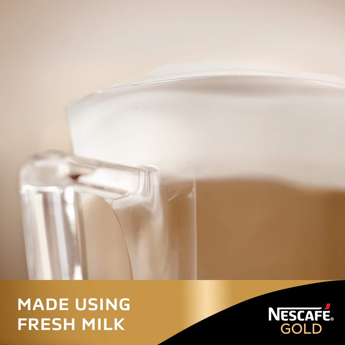 Nescafe Gold Caramel Latte Instant Coffee 8 x 17g Sachets (Pack of 6