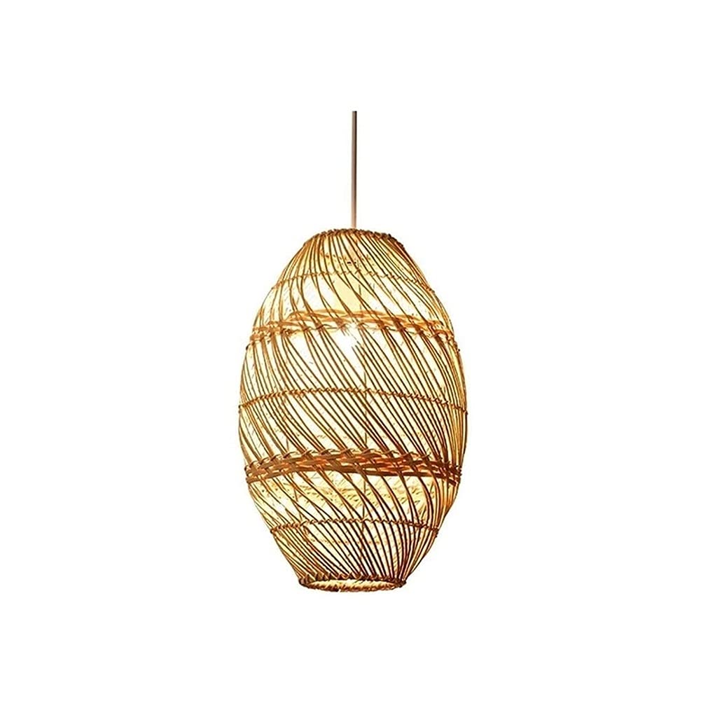 LYMSXAZOU Luxurious Chandelier Chandeliers,Nautical Tropical Ceiling Vintage Industrial Japanese-Stlyle Handmade Wicker Lights Dinging Room Restaurant Lampshade Sushi Shop Lamp E27 Good Made in China