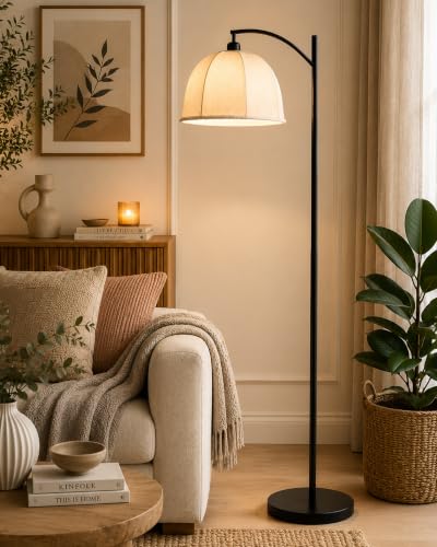 Twilight Decorative Arc Standing Floor Lamp with Nature-Inspired ...
