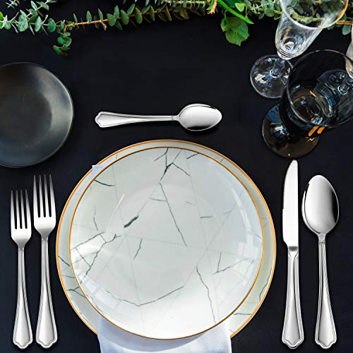 Couverts de table en acier poli Homikit pour de grands repas conviviaux en famille au restaurant