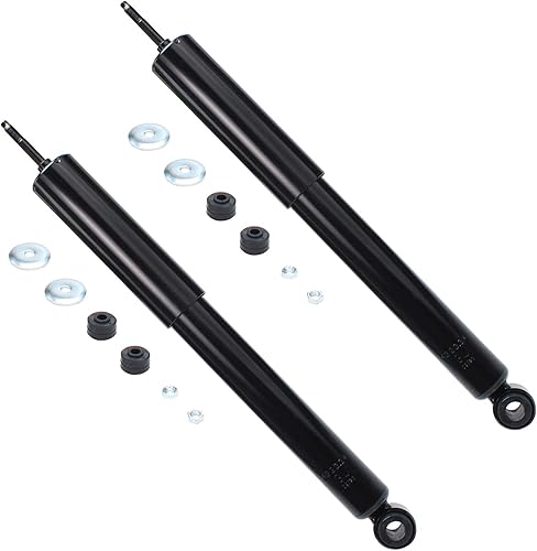 Detroit Axle - Amortiguadores traseros de 2 piezas para Toyota 4Runner 96-02, 2 amortiguadores Asamblea 1996 1997 1998 1999 2000 2001 2002 Reemplazo