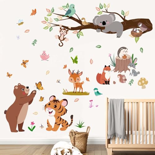 Forest Animals Wall Decals para niños miniatura 2