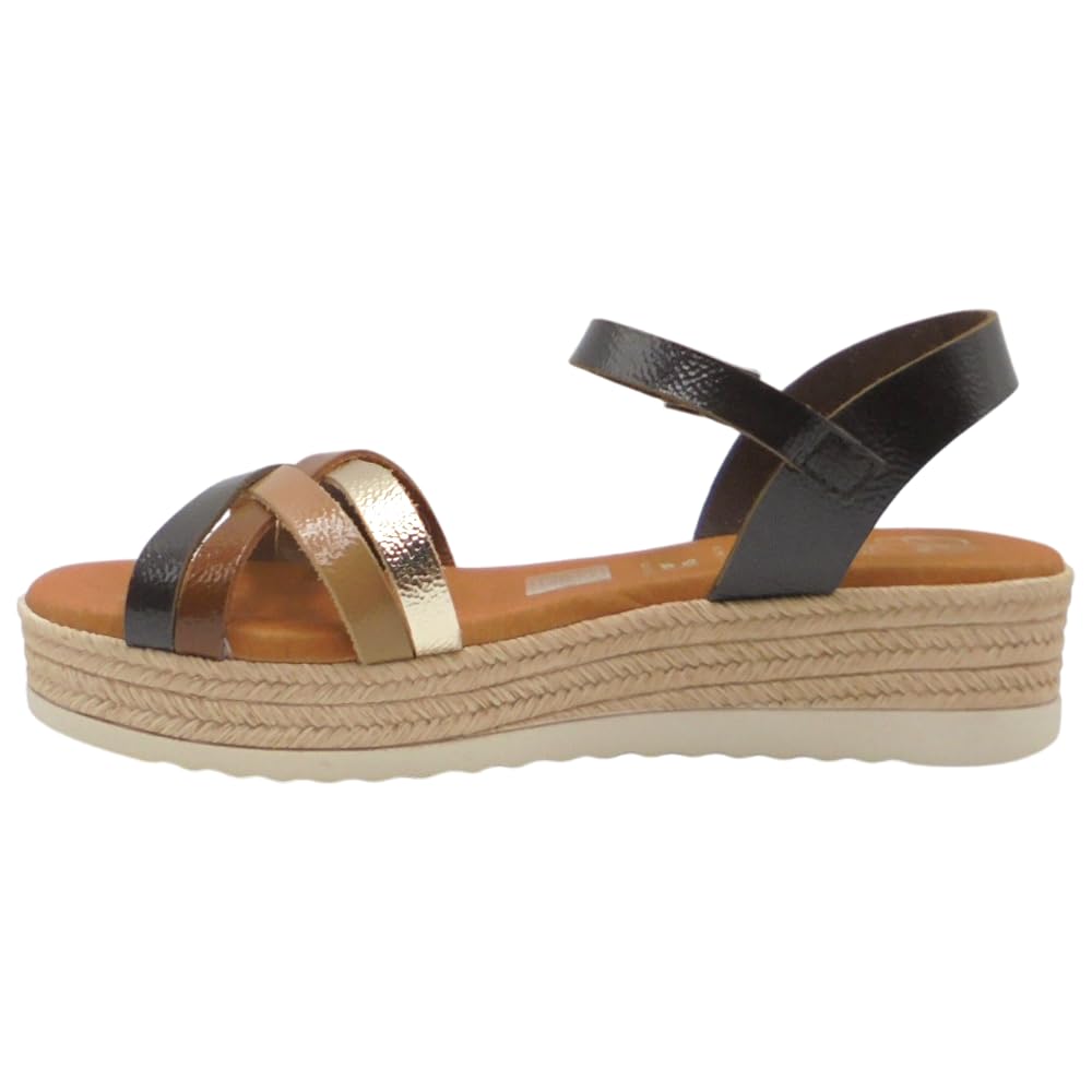 Oh! My Sandals - 6010 Zara Sandalias de Mujer cómodas con Plataforma Ligera y Plantilla Gel, Fabricadas en españa para: Mujer