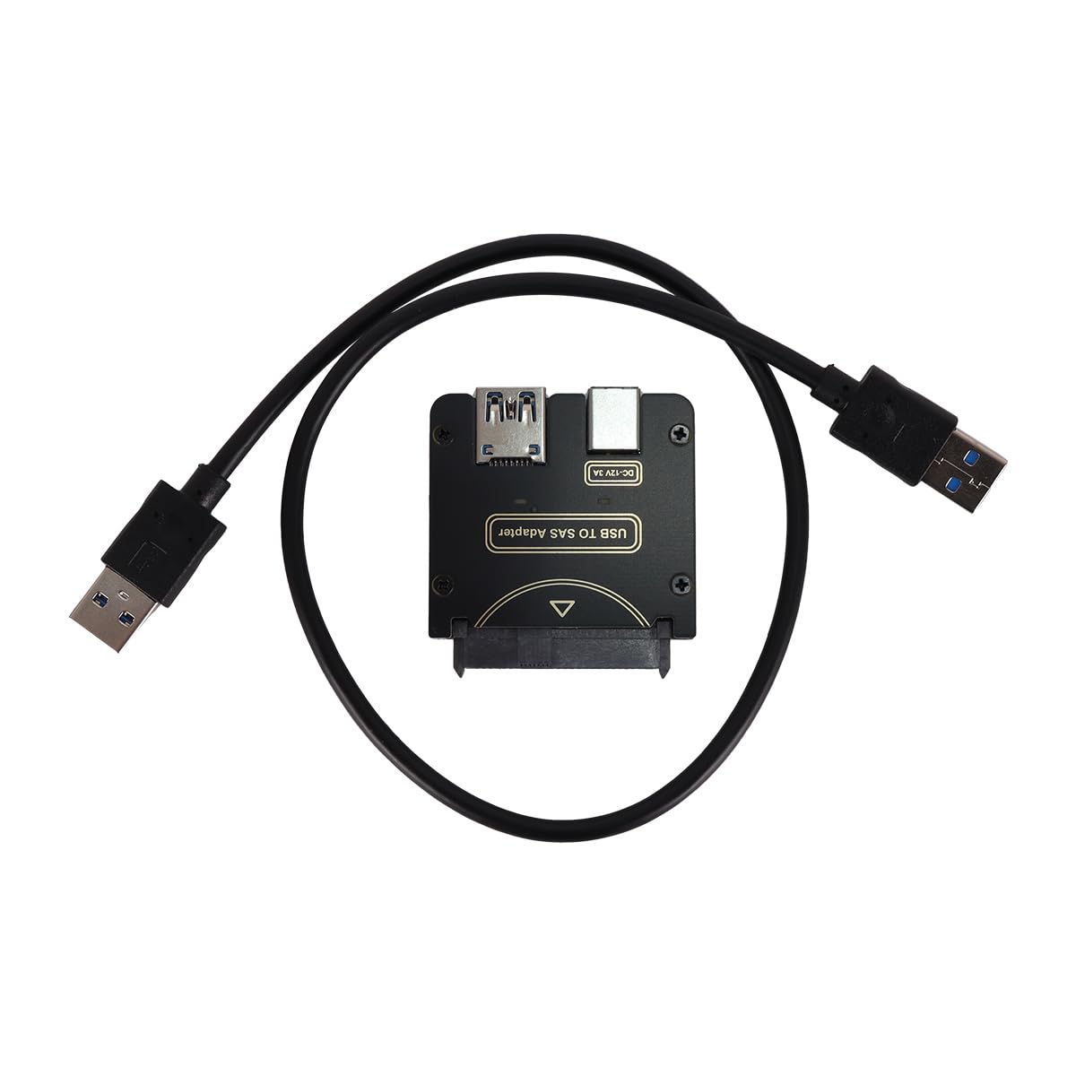 Adaptador de disco duro SFF-8482 SAS de 29 pines a USB 3.0 para Windows 7/10/11 y Linux