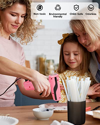 SHALL Full Size Hot Glue Sticks, 0.43” Dia x 8” Long, 70-Pack Clear Hot Melt Glue Gun Sticks for All-Temp Glue Guns, Multipurpose for Kids Adults DIY Art Craft Sealing Repairing Festival Decoration - Image 6