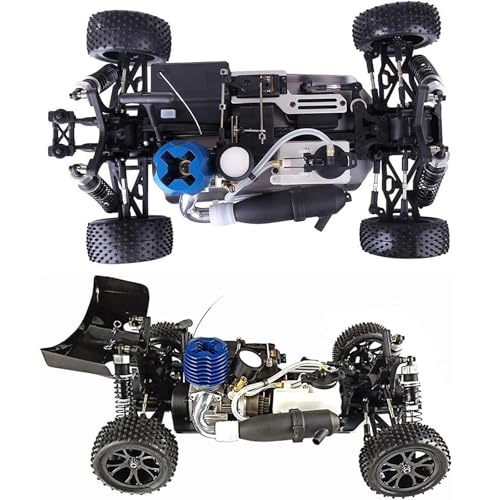 Nitro RC Auto 1/10 skala 70KM/U 2.4G zdalnie sterowany pojazd 4WD zasilany benzyną Drift Crawler Hobby Truck