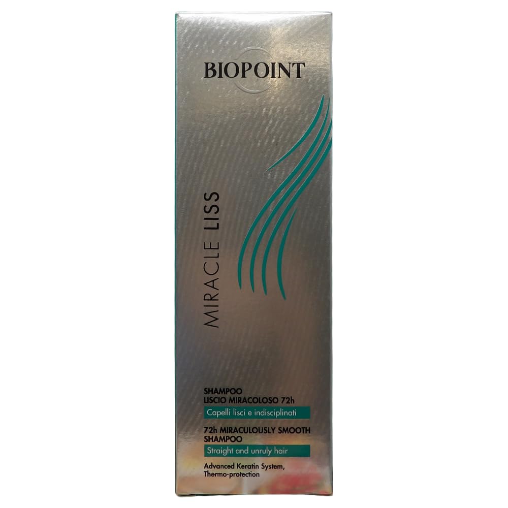 BIOPOINT SET MIRACLE LISS: SHAMPOO 200 ML + MASCHERA 200 ML + SPRAY 200 ML + CREMA 72H 200 ML + FASCIA CAPELLI