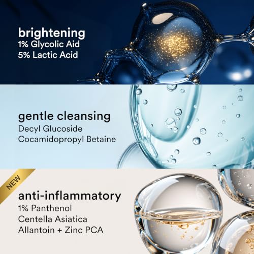 Image of Detan Face Wash for Men - 1% Glycolic Acid + 5% Lactic Acid + 1% Panthenol (Vitamin B5) - Tan Removal Face Wash for Brightening, Oil Control, Deep Cleansing & Skin Barrier Support - 100 ml