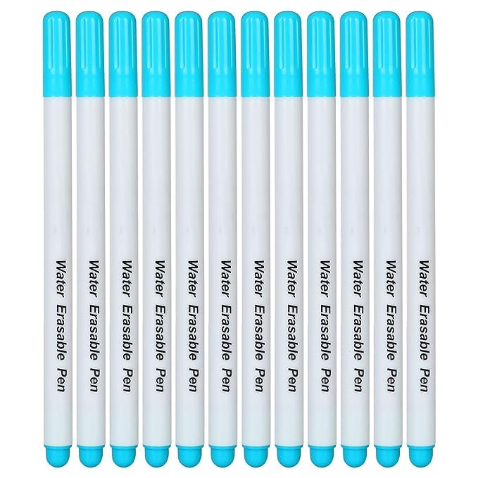 S S Mart Water erasable pen for temporary Marking on Fabrics or cloths || Fabric Marker Temporary Marking Auto Vanishing Pen (12)-image-17