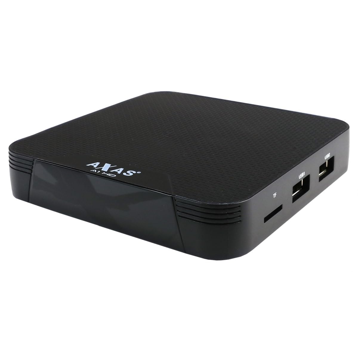 Axas A1 HD 4K UHD Android 10 IP Receiver (4K Ultra HD Auflösung, 2GB RAM & 16GB Flash, 2.4 & 5GHz Dual-WiFi, Micro SD-Karte bis zu 32 GB, Set-Top Box, 2X USB 2.0, Schwarz)