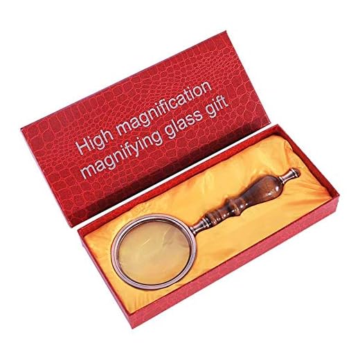 Handhållen förstoringsglas, Antik handtag Förstoringsglas Läsning Förstoringsglas Luppförstorare för läsbok, inspektion, mynt, insekter, stenar, karta, korsord