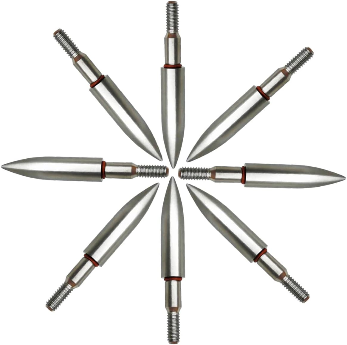 Archery Field Points,Various OD,100/125/150/175/200 Grains,Easy Pull Various, Stainless Steel Screw in Archery Field Tips(1 Dozen 12 PCS) : Sports & Outdoors