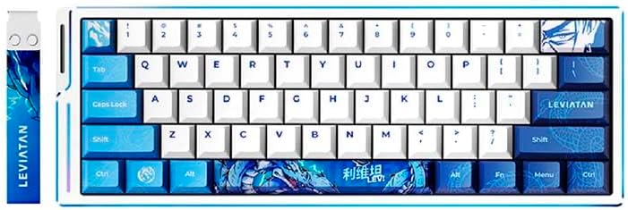 ATK Rapid Trigger Gaming Keyboard ATK Edge 60 HE Extreme LEVIATAN 0.005mm Actuation Point Adjustable 8K Polling Rate Low Latency Aluminum Housing PBT Key Cap