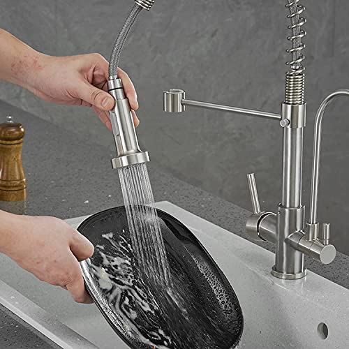 Robinet à douchette extractible pour eau filtrée sans s'encombrer - 6