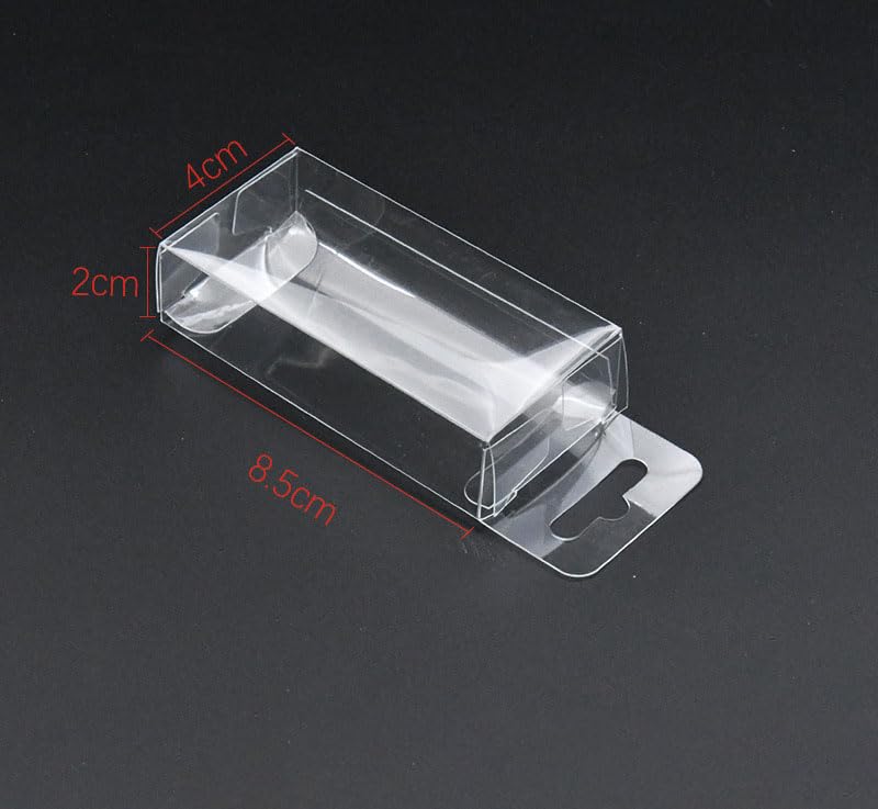 Cuoyuqie Paquete de 10 Cebos de Pesca en Caja de Plástico Transparente PET miniatura 4