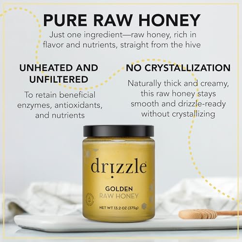 Miel Cruda Natural Drizzle Golden 375 g miniatura 3