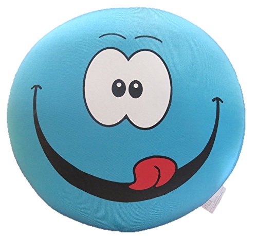 Tache 13 x 13 Inch Till You're Blue in The Face Expressive Microbead Throw Lounge Pillow Cushion