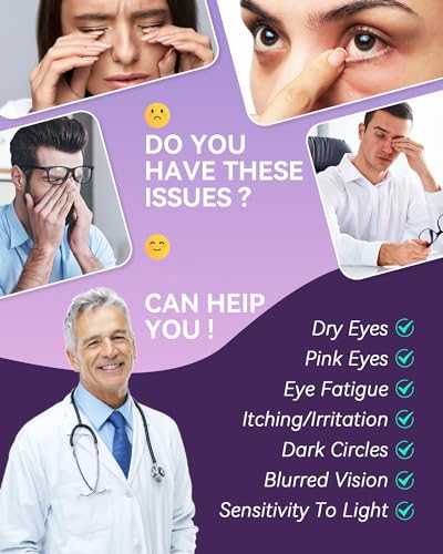 6-Packs Moist Heated Eye Mask, Soothe Fatigued Eyes, Enjoy Relaxation, Lavender