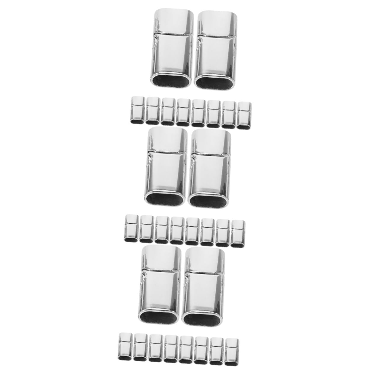 NUOBESTY 30pezzi Chiusure Per e Collane Connettori Magnetici Per Accessori Per e Resistenti