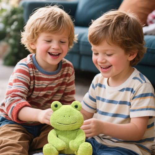 APPCRFM Frosch Kuscheltier Plüsch, Frosch Kuscheltier Kinder, Cute Animal Frog Plush, Tier-Frosch-Aufkleber, Geburtstags Geschenke für Jungen und Mädchen - 25CM